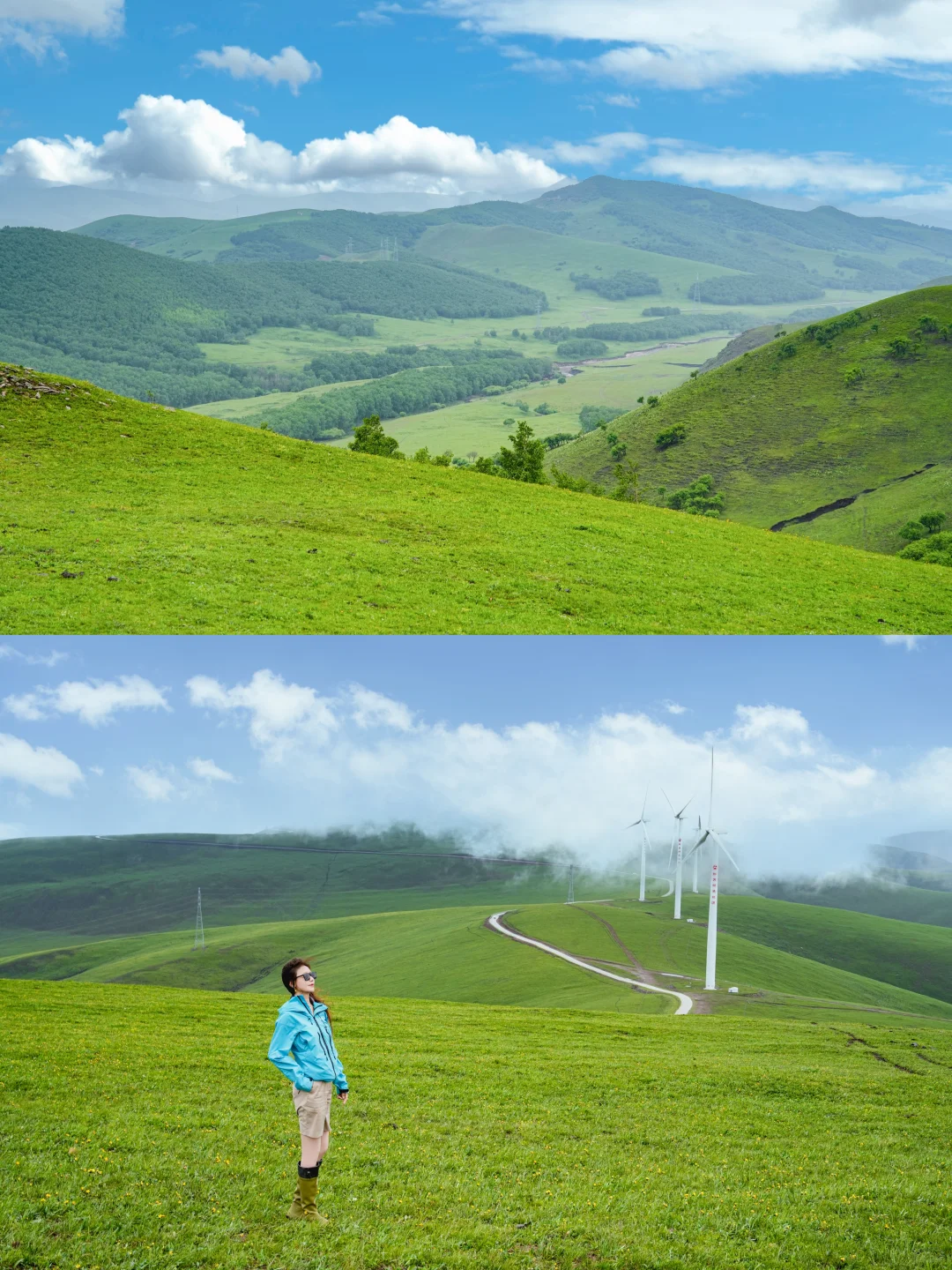北京自驾天堂🚗京郊阿勒泰❗️20 ℃的漫画草原