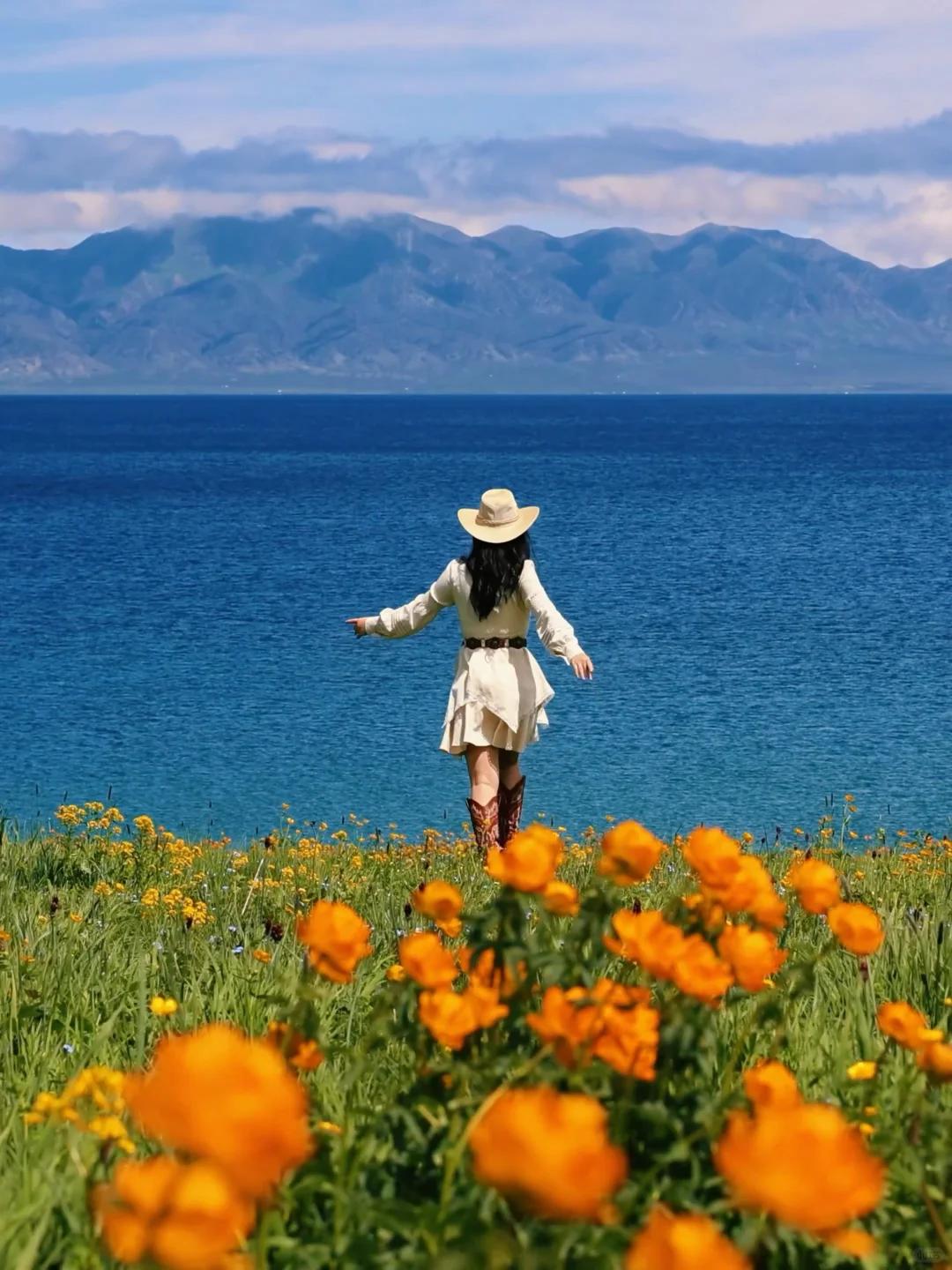 在赛里木湖拍到了我的人生live