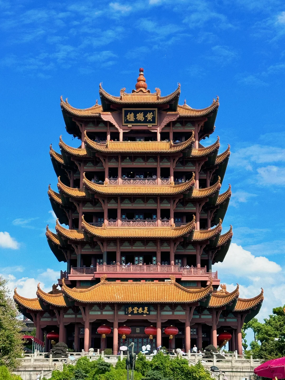 湖北武汉黄鹤楼 总要去诗句里的黄鹤楼看看