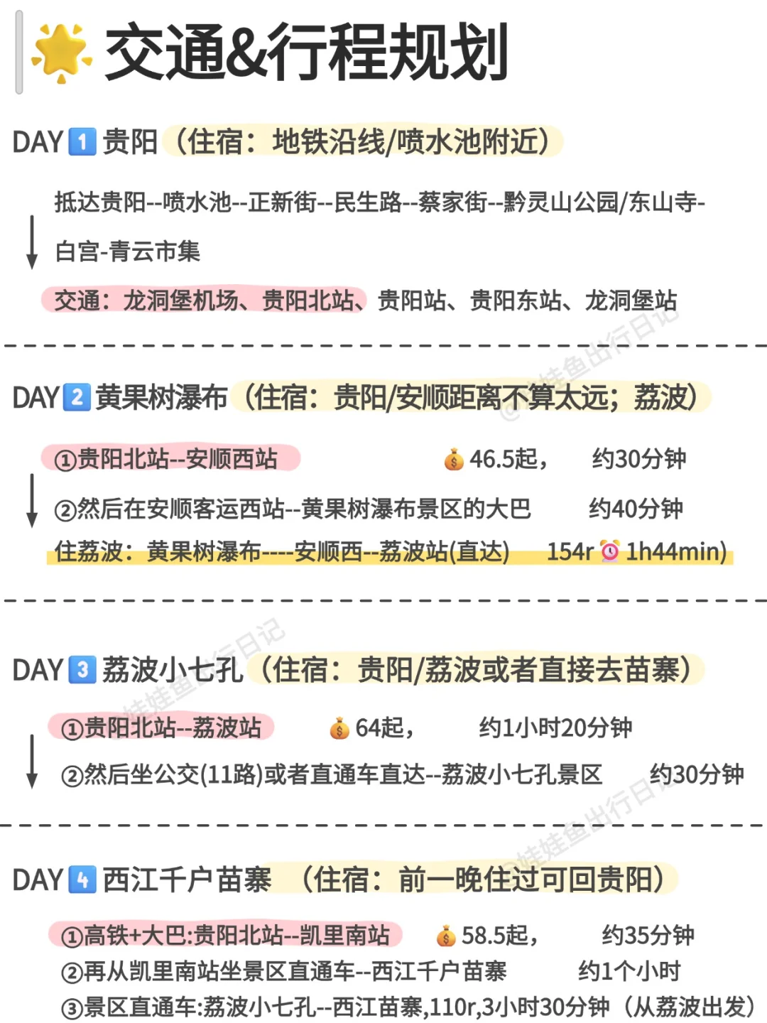 贵州旅游攻略✅6-8月贵州旅游路线推荐