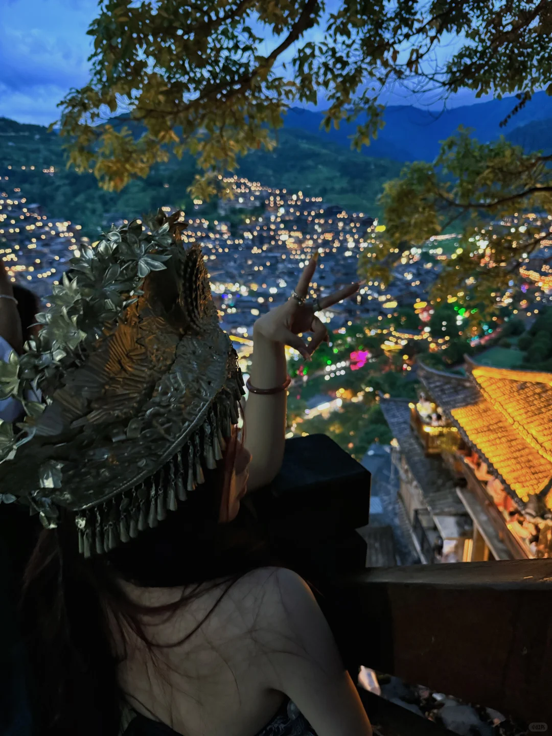 千户苗寨观景台！你别太出片了！