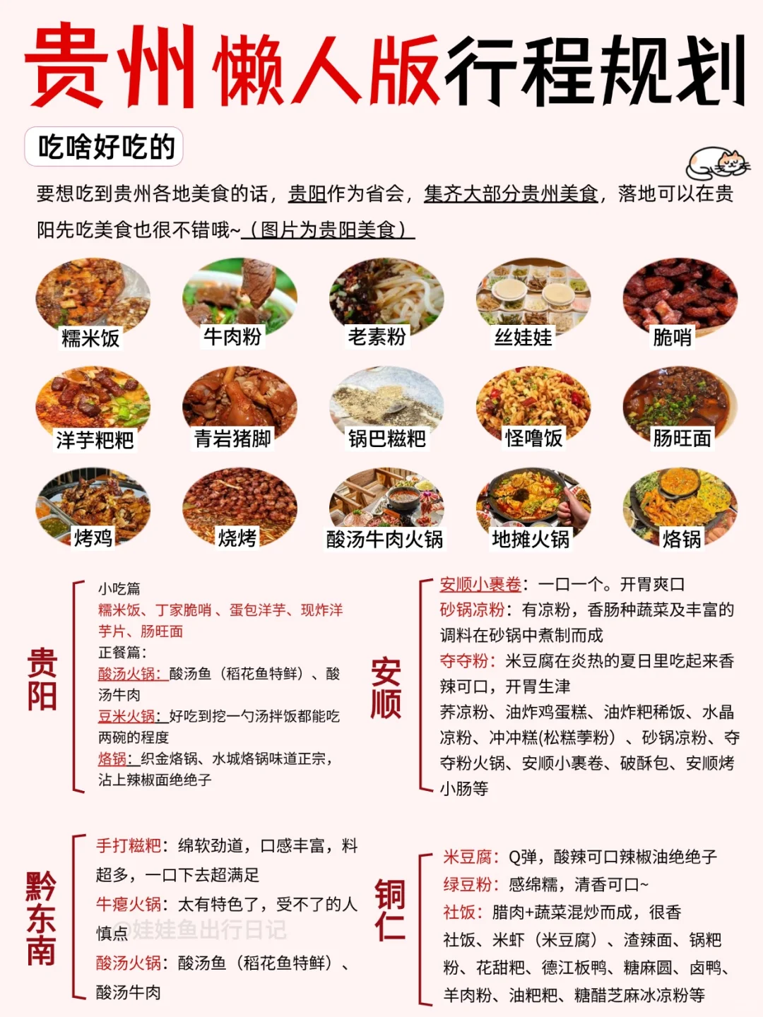 贵州游玩攻略✔️6-8月来的姐妹认真看哦