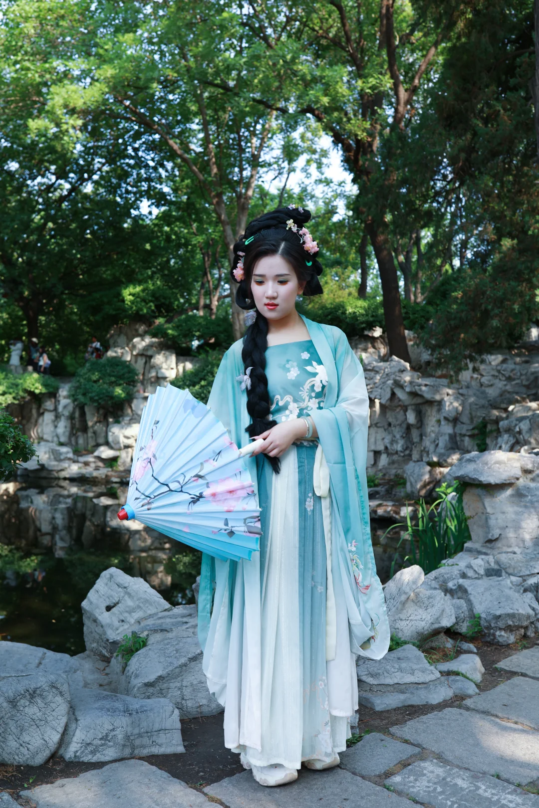 济南约拍--汉服荷花写真（大明湖）