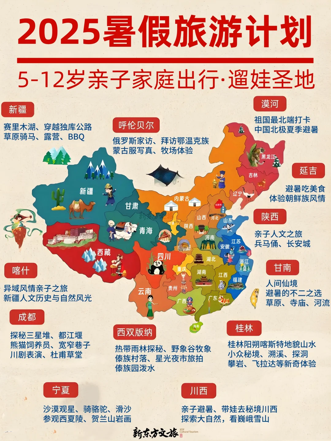 2025全年亲子游🥇12个宝藏目的地汇总‼️