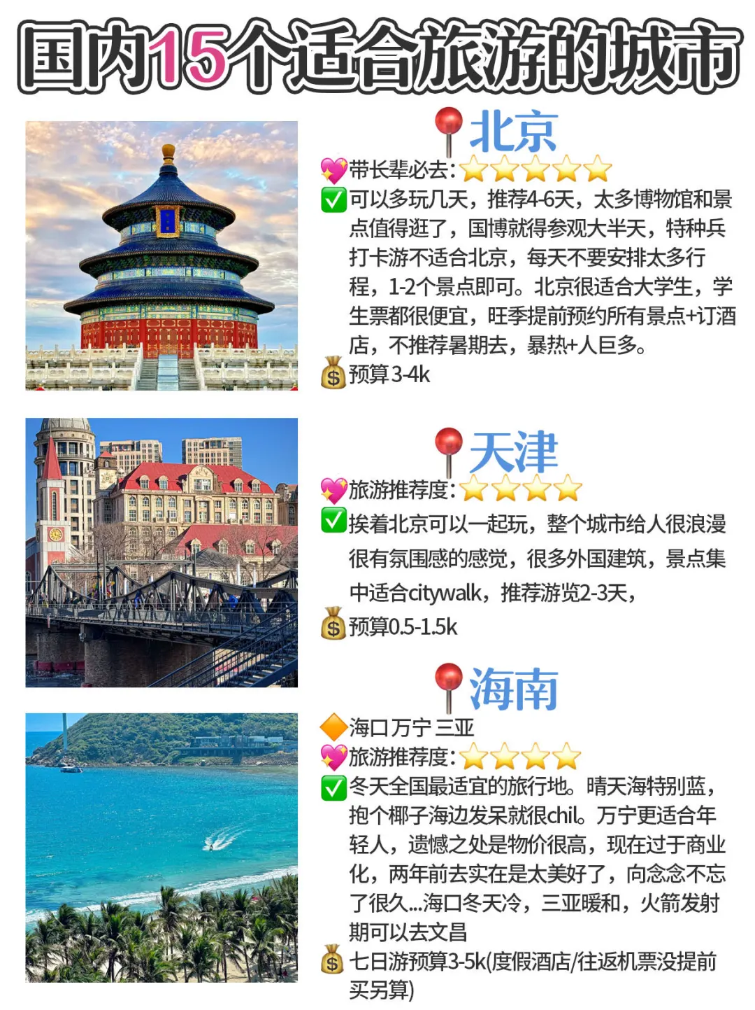 2025超适合旅游的15座城市