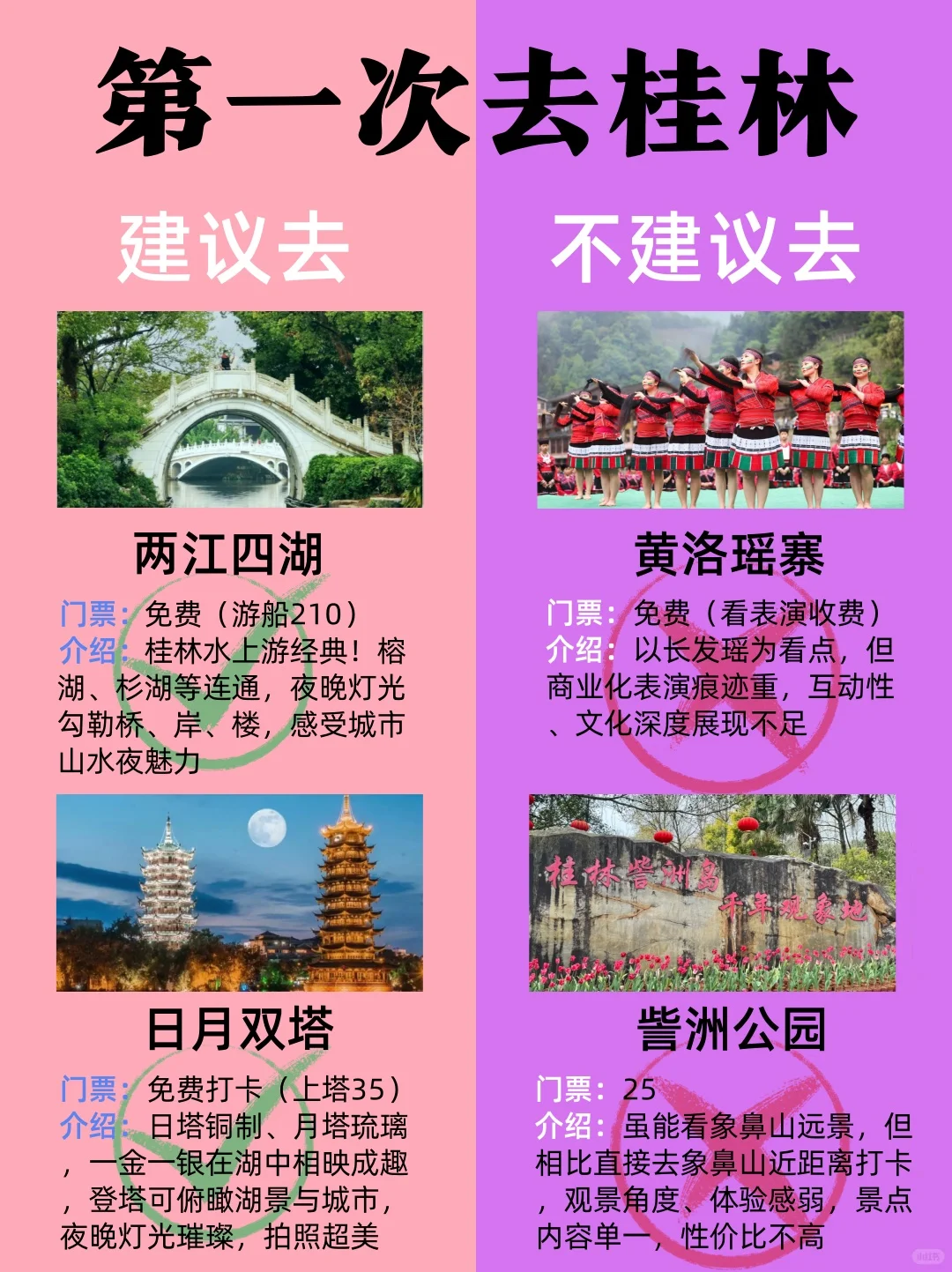6-9月桂林最新旅游攻略！建议去vs不建议去