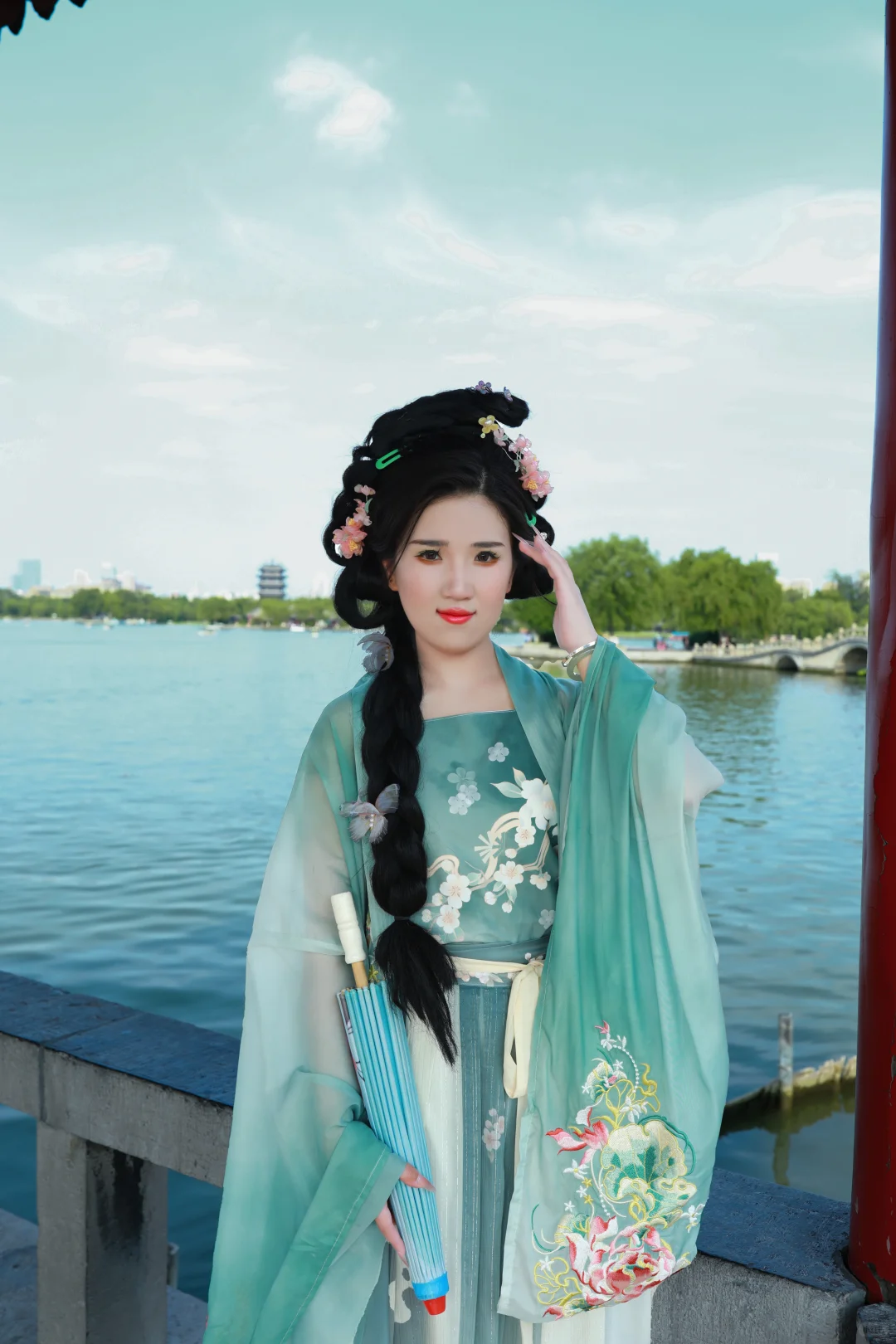 济南约拍--汉服荷花写真（大明湖）