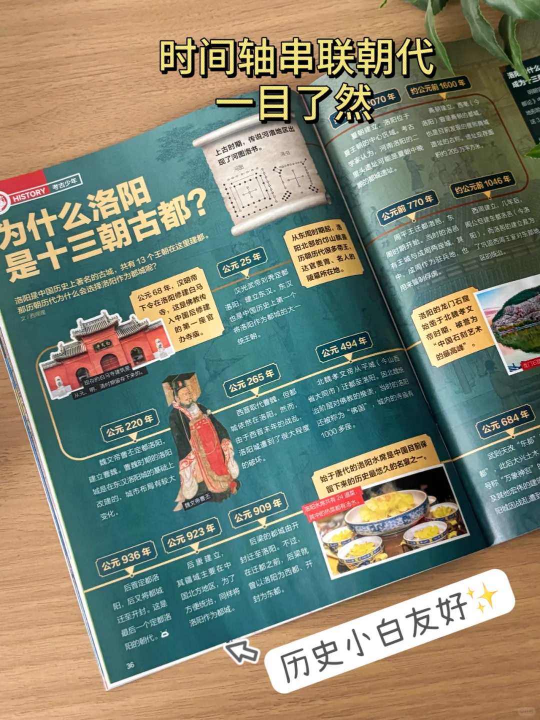 假期亲子游🔥 洛阳历史预习指南请收好~