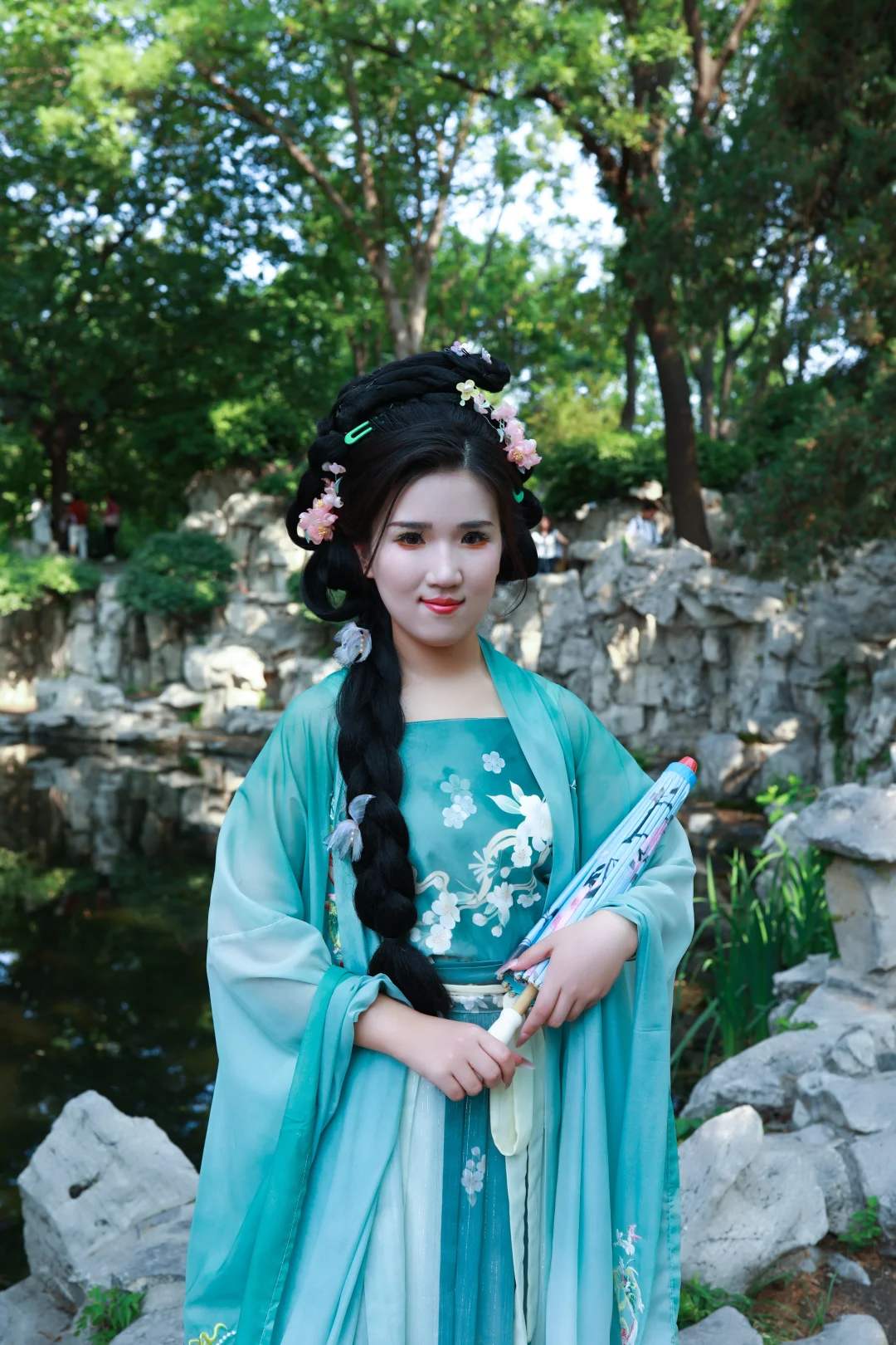 济南约拍--汉服荷花写真（大明湖）