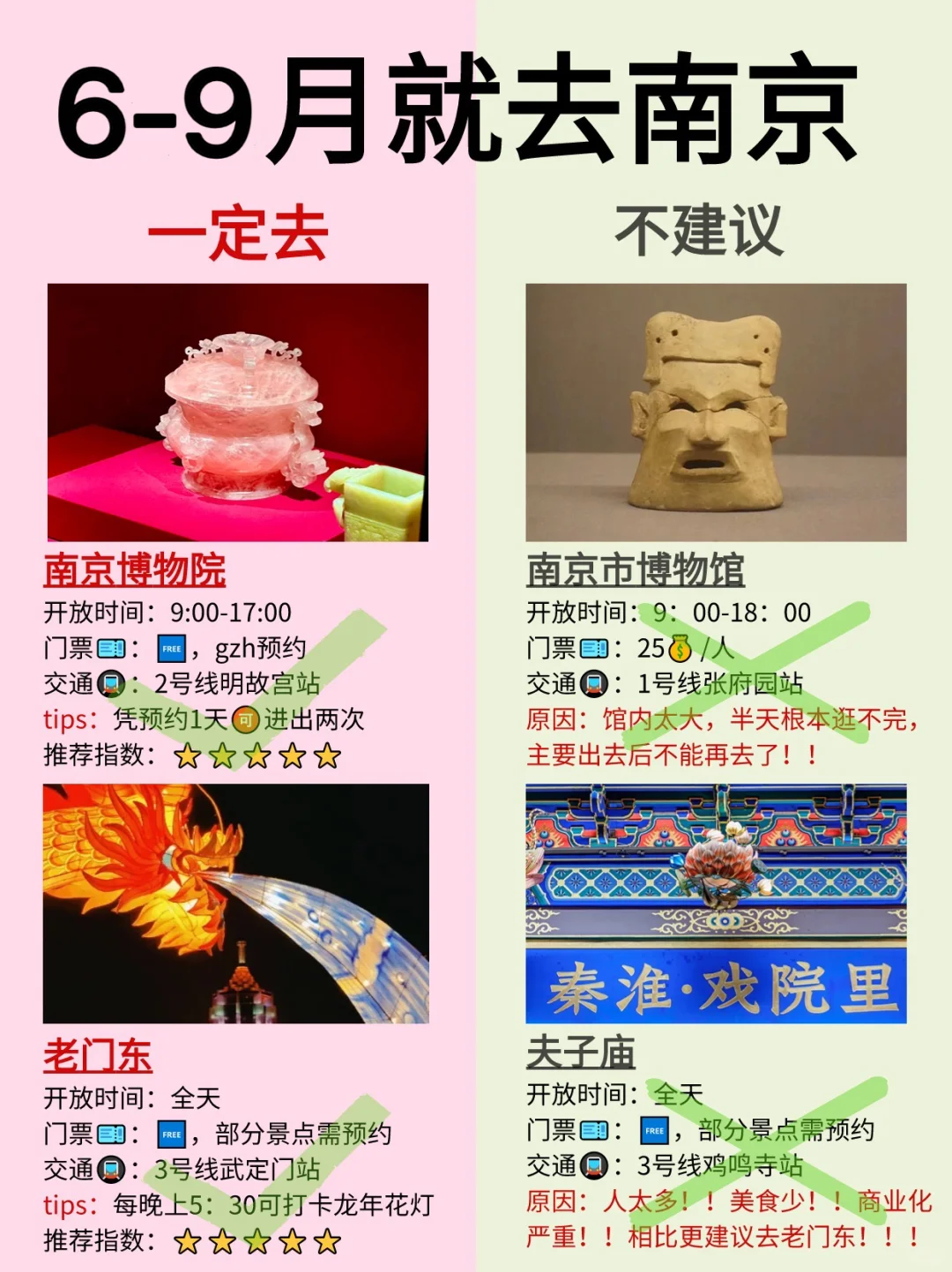 南京不踩坑攻略| 3天2晚只需500+