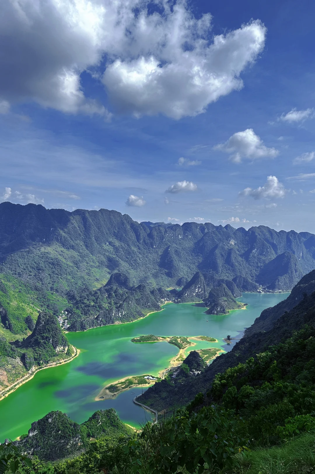 🌿被张馨予安利的秘境！百色浩坤湖美到窒