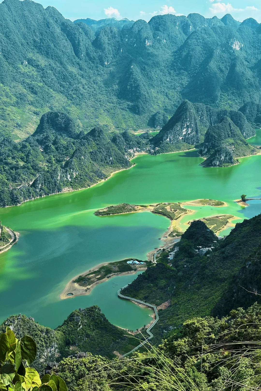 🌿被张馨予安利的秘境！百色浩坤湖美到窒