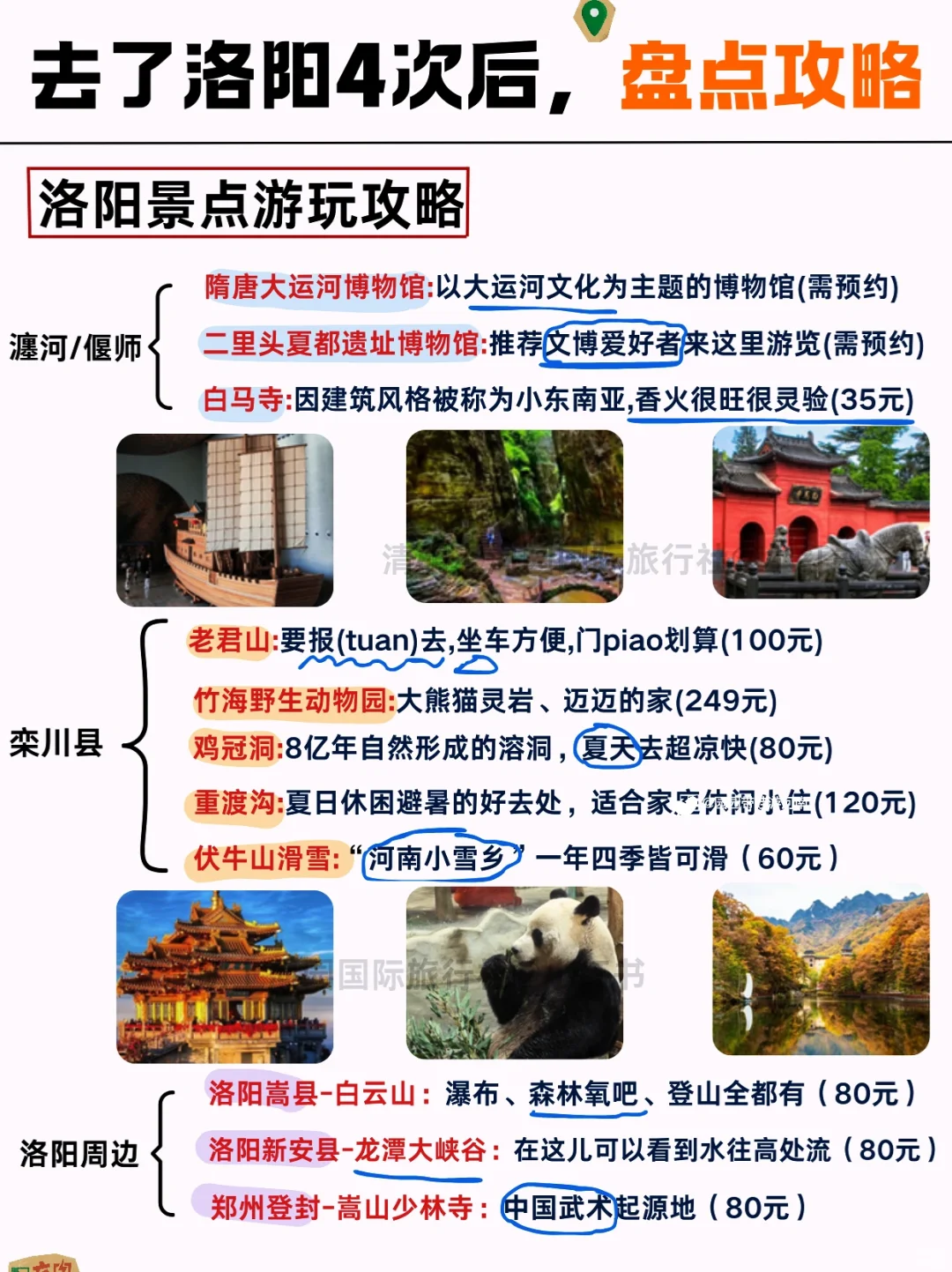 洛阳必去景点‼️ 春节来玩必看❗️附旅游攻略