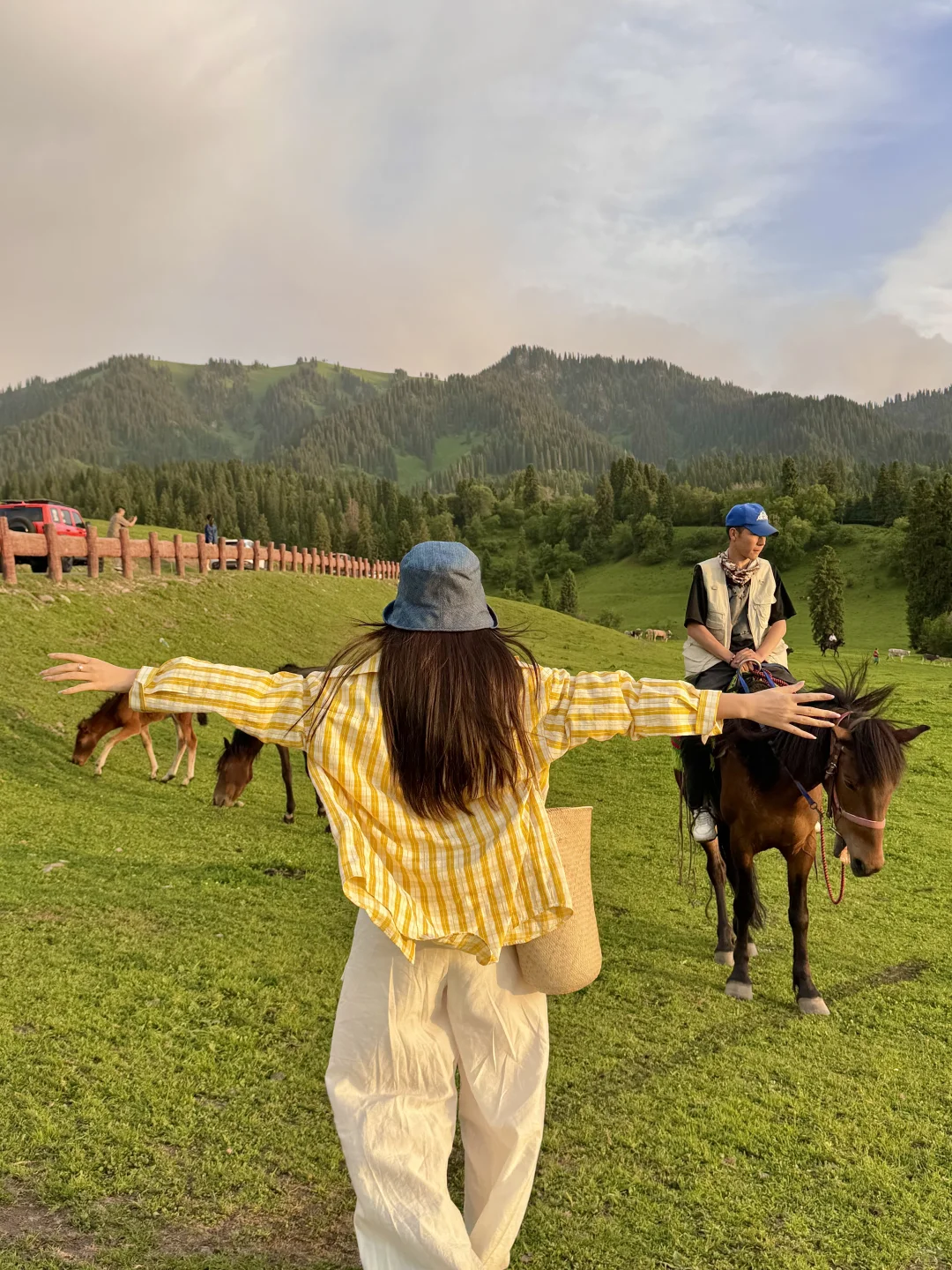 去那拉提别再排队🧎网红桥了🌲