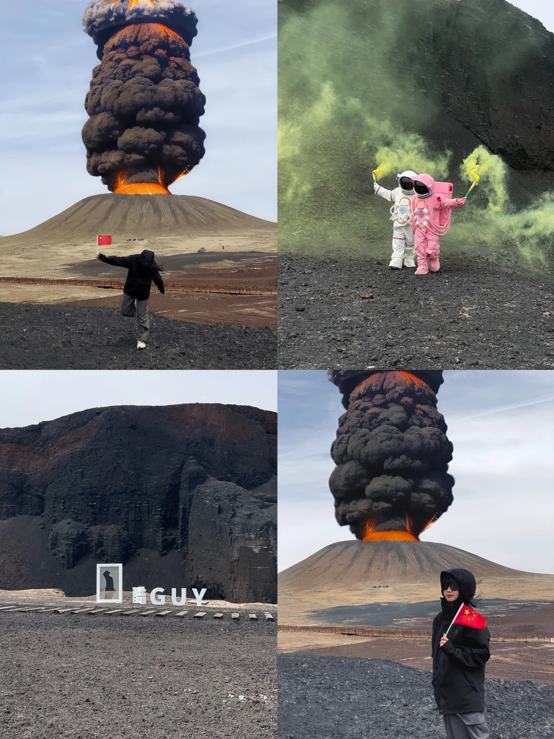 为了这几张照片特地来了乌兰哈达火山🌋