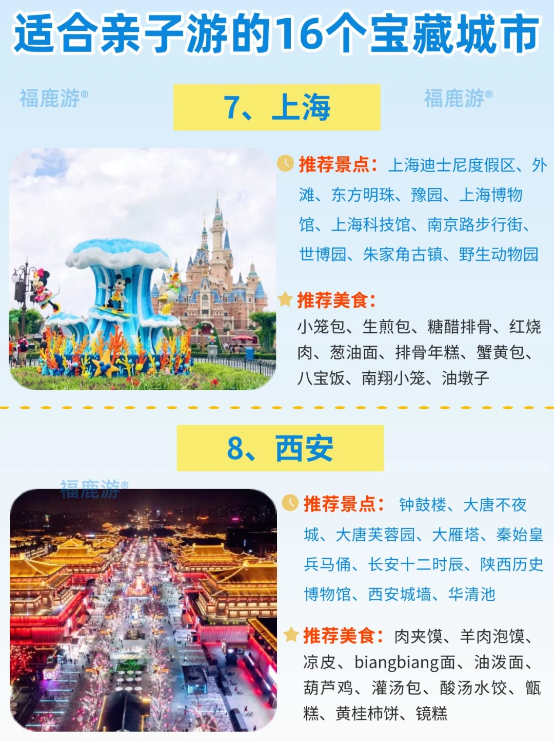 2025暑假亲子游|适合带娃旅游的16个宝藏城