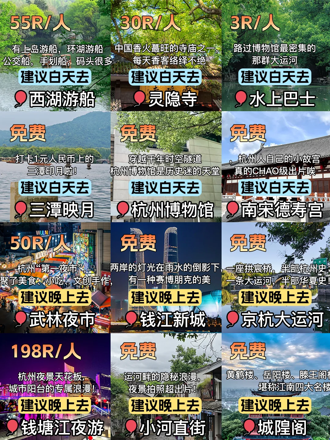 终于有人把6-8月杭州旅游说清楚了！收藏~
