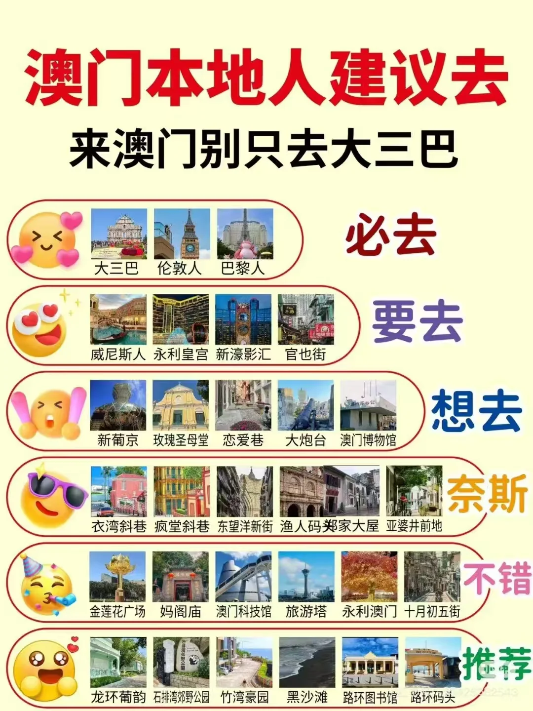 🔥来澳门必打卡的30个景点游玩攻略❗️❗️