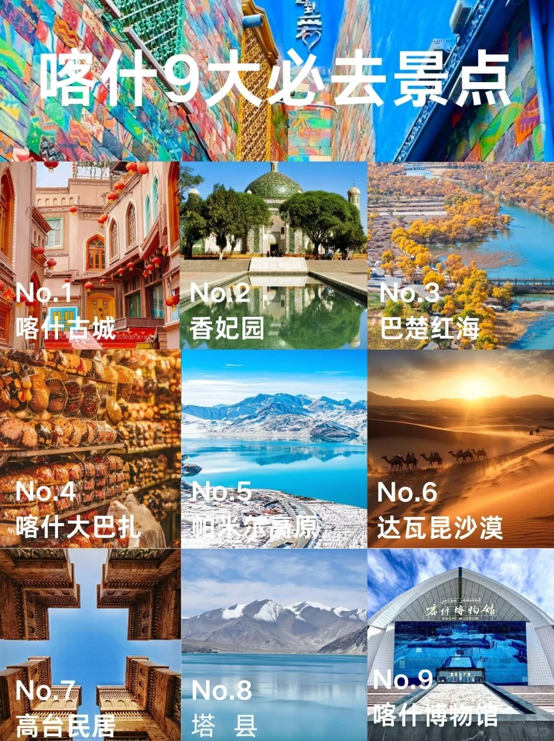 梦中的西域💕 喀什9大必去景点🛣