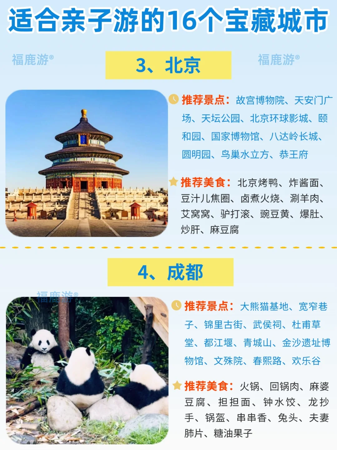 2025暑假亲子游|适合带娃旅游的16个宝藏城