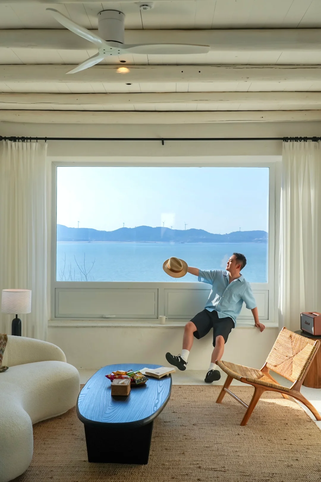 平潭旅游刚回，风车大海美到发疯😭（live图