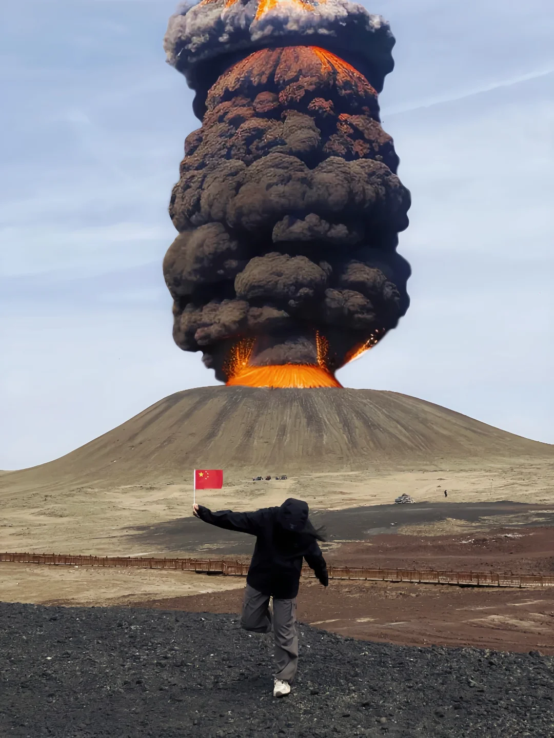 为了这几张照片特地来了乌兰哈达火山🌋
