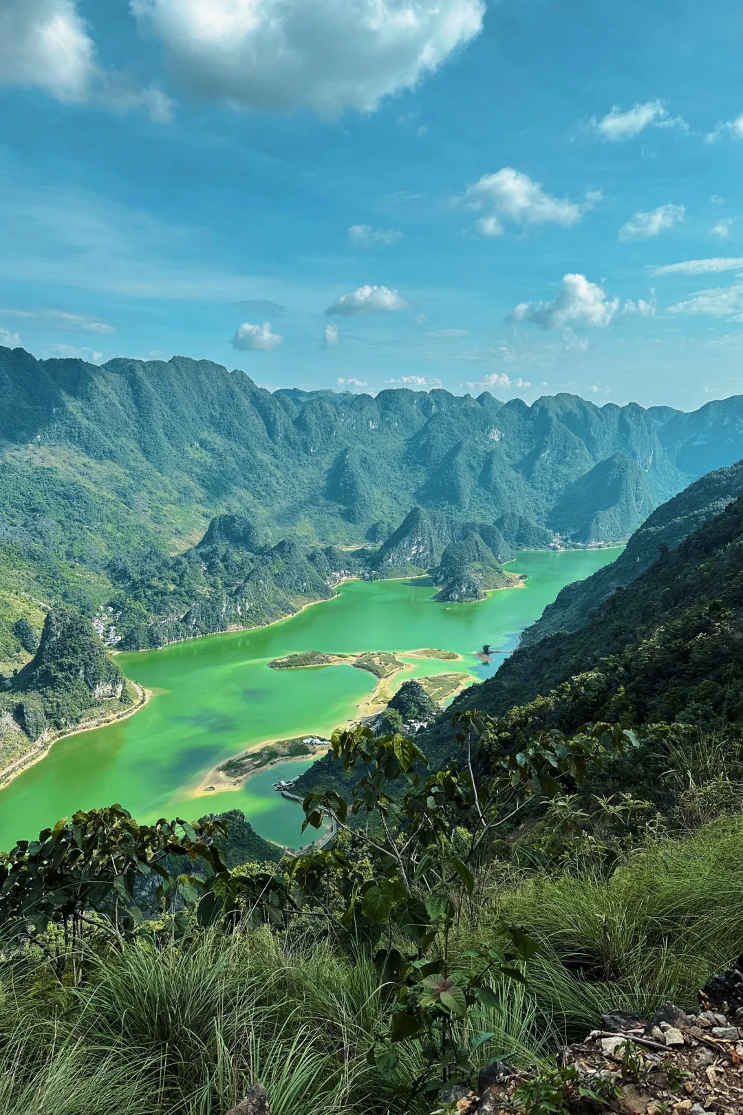 🌿被张馨予安利的秘境！百色浩坤湖美到窒