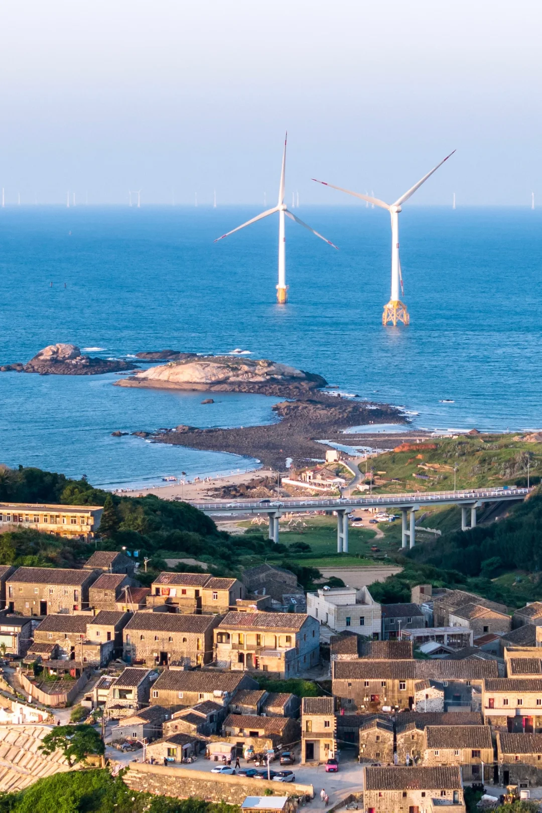 平潭旅游刚回，风车大海美到发疯😭（live图