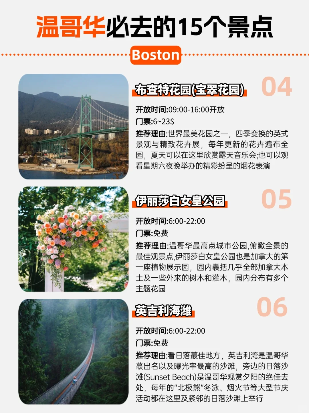 去温哥华前必看❗️必玩15个景点全攻略❗️