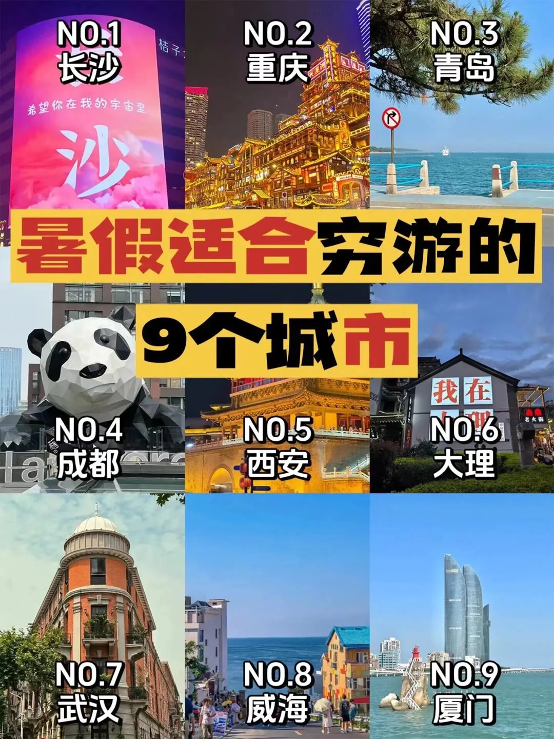 暑假穷游党必看！9个城市玩到爽还不破产 ✈