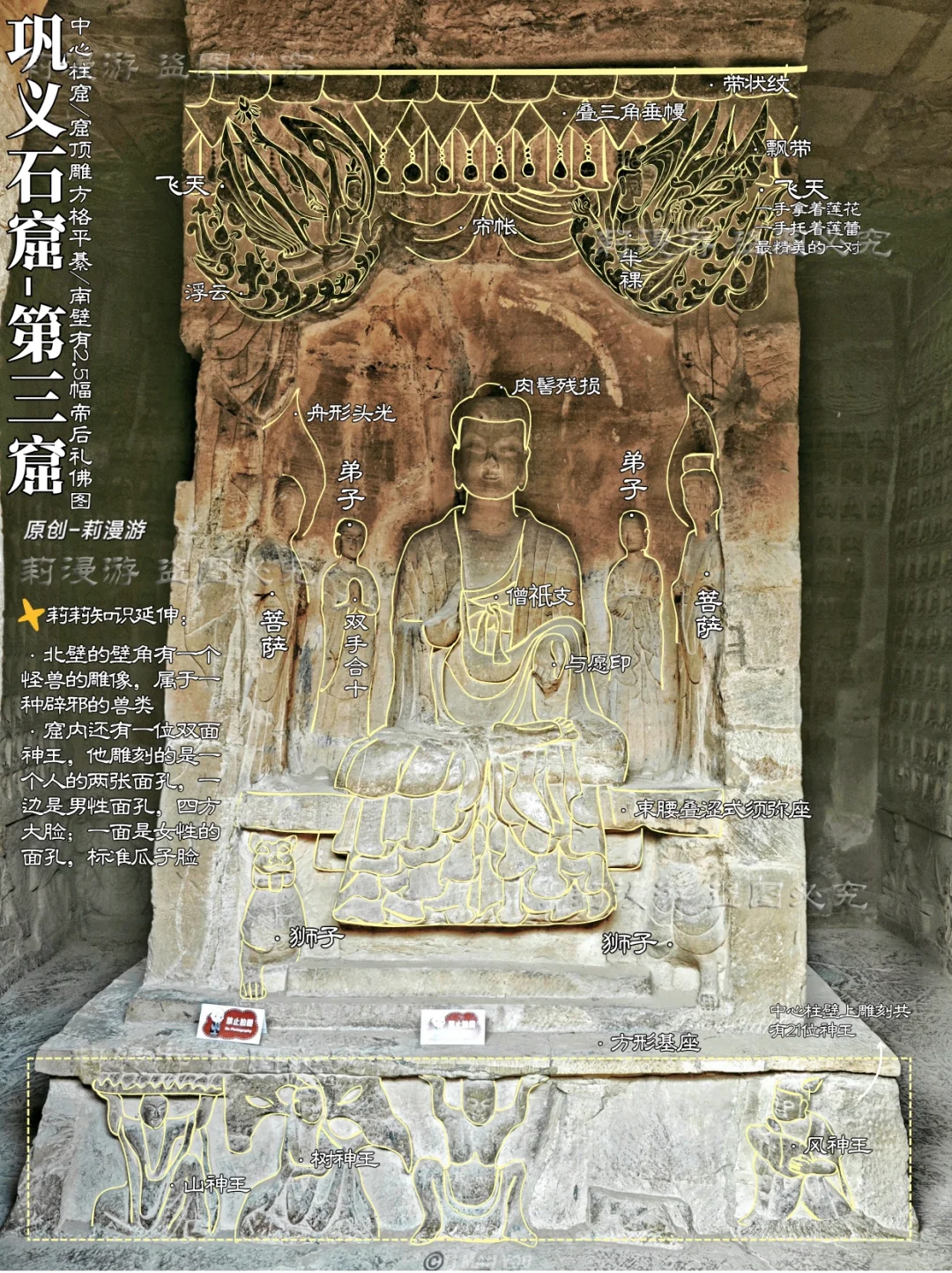 看龙门石窟的遗憾,在巩义石窟全补上了