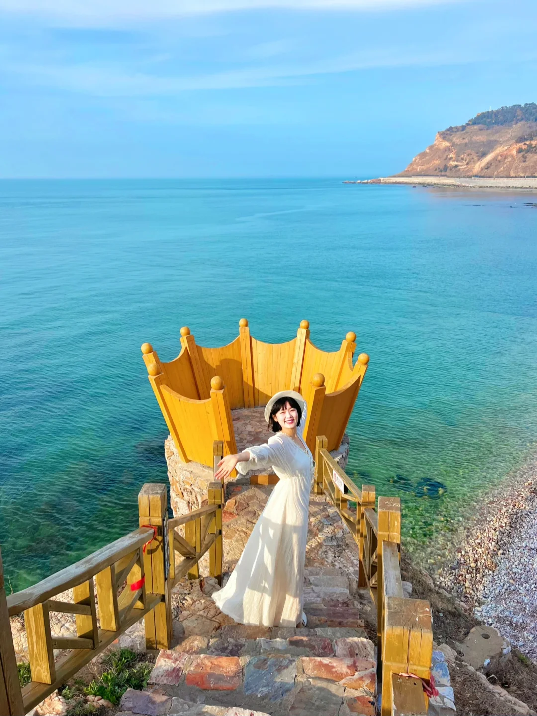 悬崖果冻海💚原来山东真的有个“马尔代夫”‼️