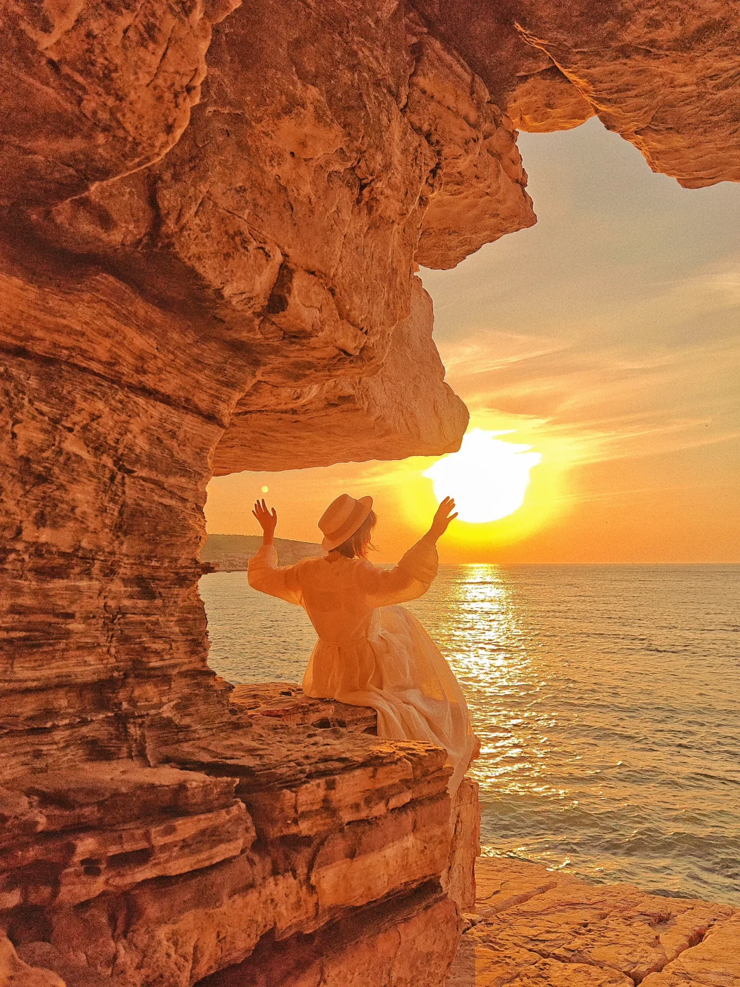 悬崖果冻海💚原来山东真的有个“马尔代夫”‼️