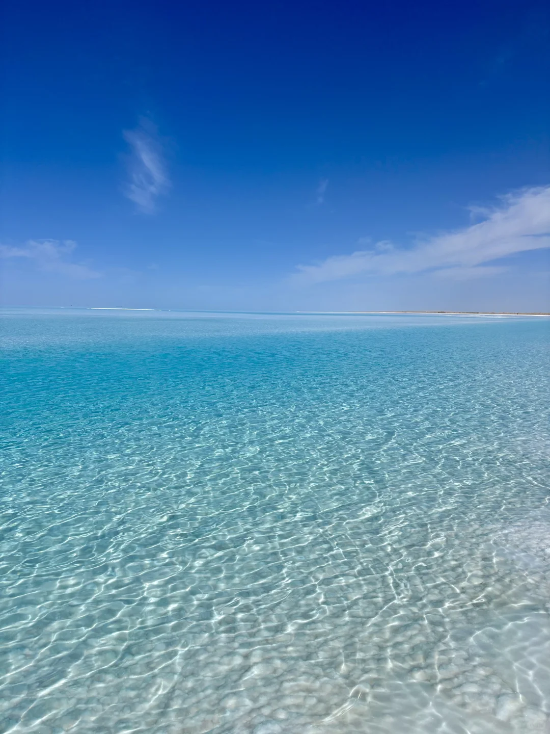 不是马尔代夫，是东台吉乃尔湖！live图好绝！