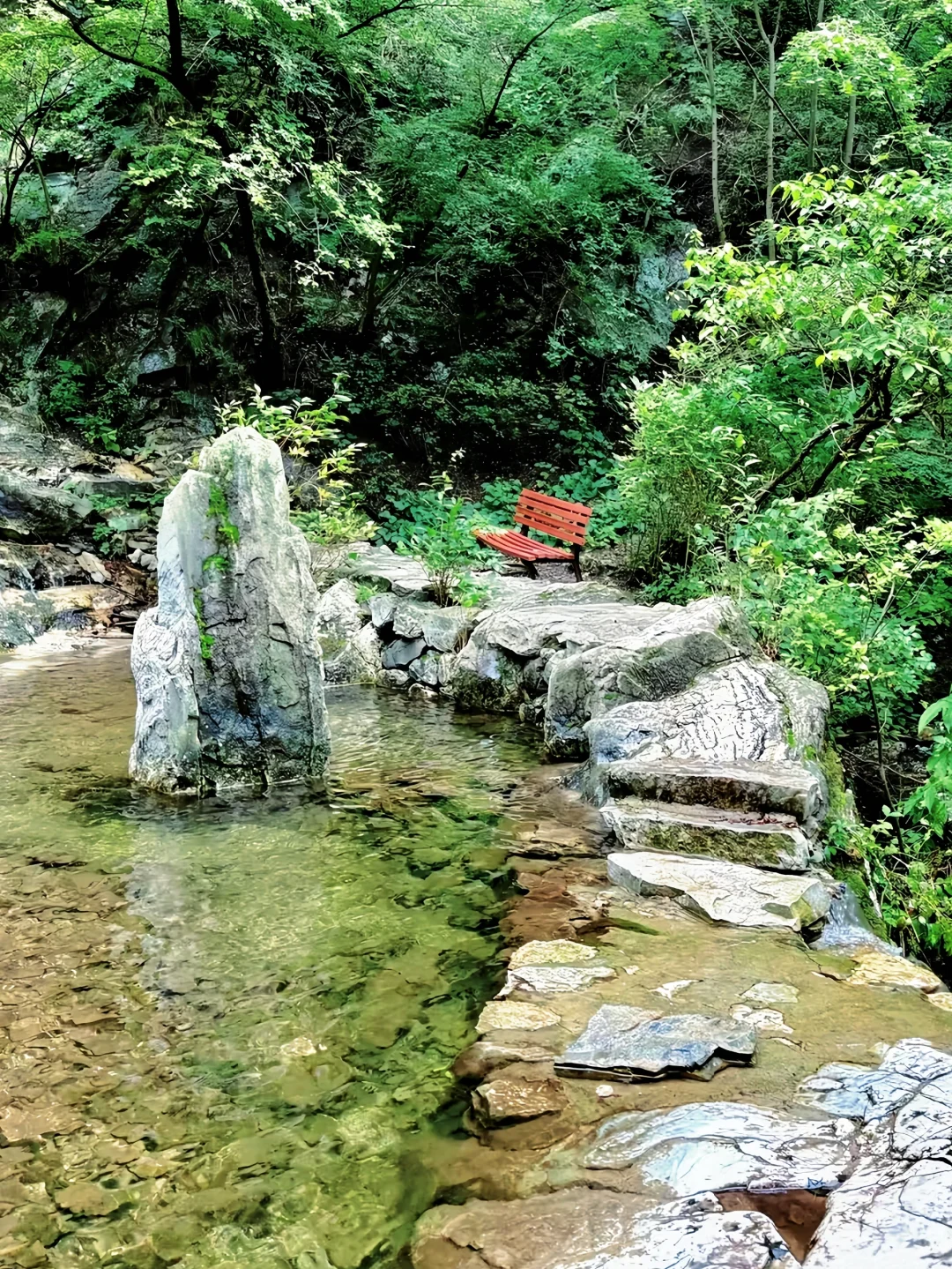 北京市区1.5h‼️小众高山飞瀑溯溪徒步路线