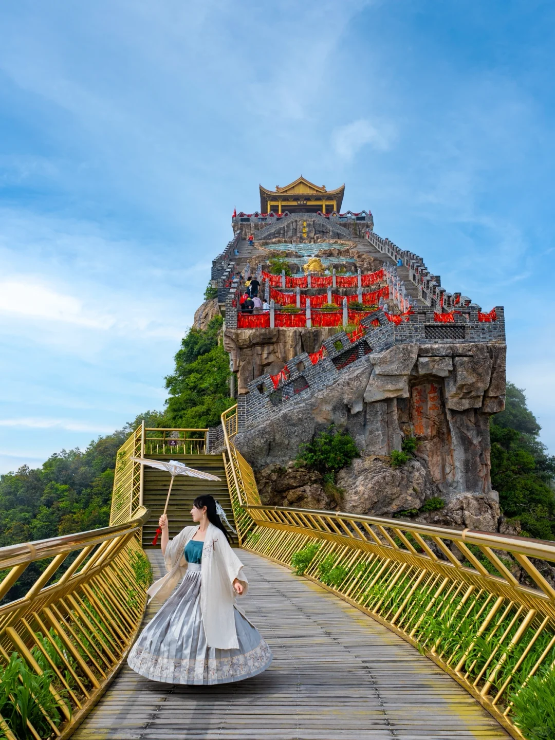 不用去岘港💃杭州人有自己的佛手桥