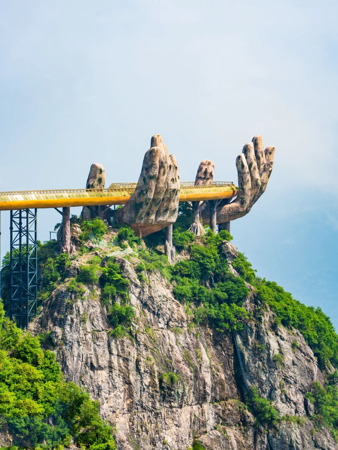 不用去岘港💃杭州人有自己的佛手桥