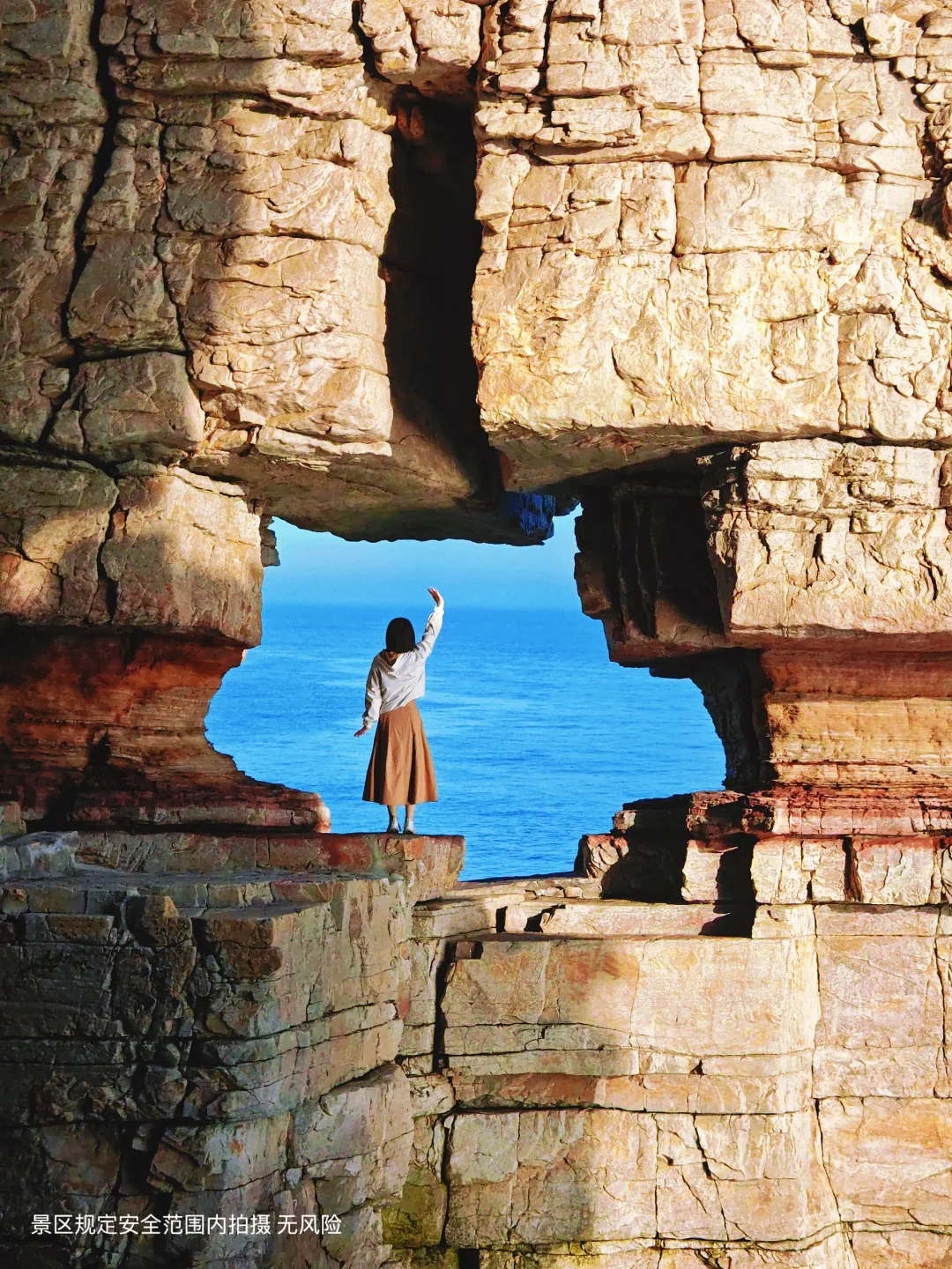 悬崖果冻海💚原来山东真的有个“马尔代夫”‼️