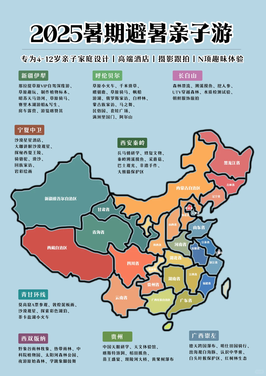 2025暑期亲子游⭕国内公认的9大宝藏遛娃地