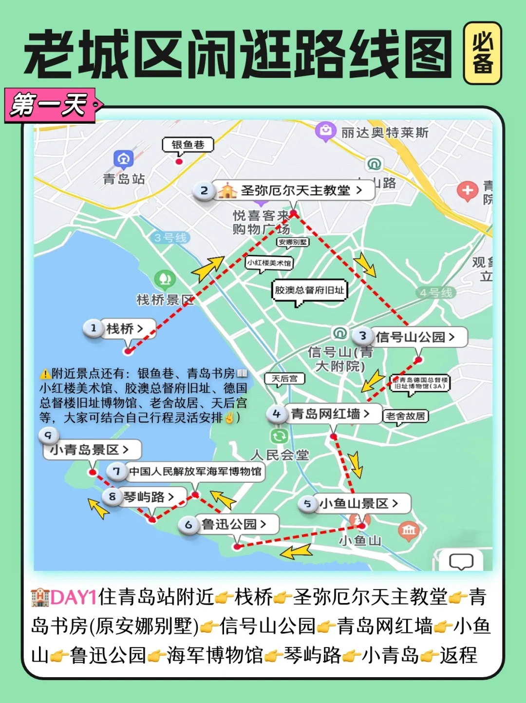 青岛3日游攻略｜干货满满‼️自用攻略‼️
