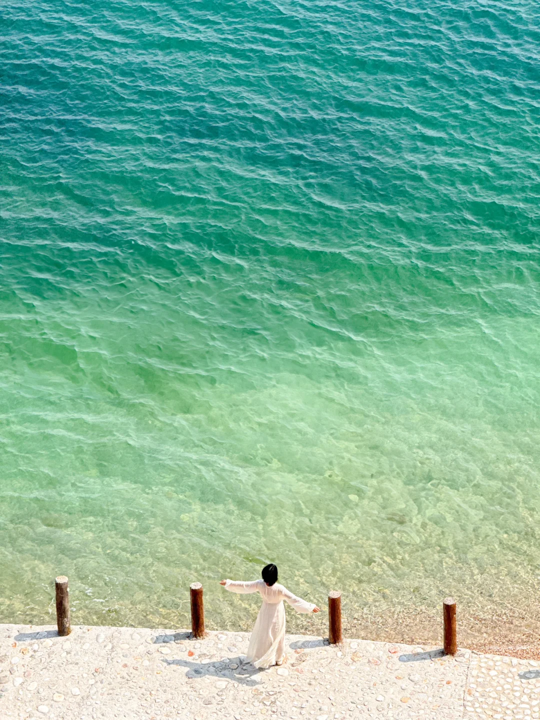 悬崖果冻海💚原来山东真的有个“马尔代夫”‼️