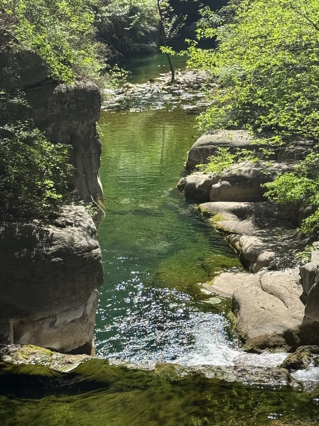 八泉峡！无滤镜实拍⛰️太美了！