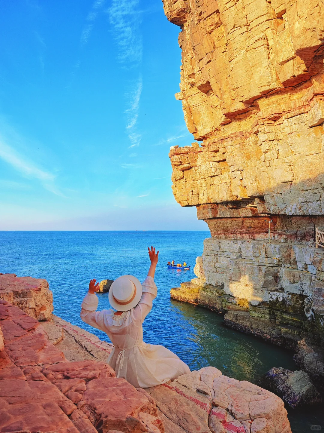 悬崖果冻海💚原来山东真的有个“马尔代夫”‼️