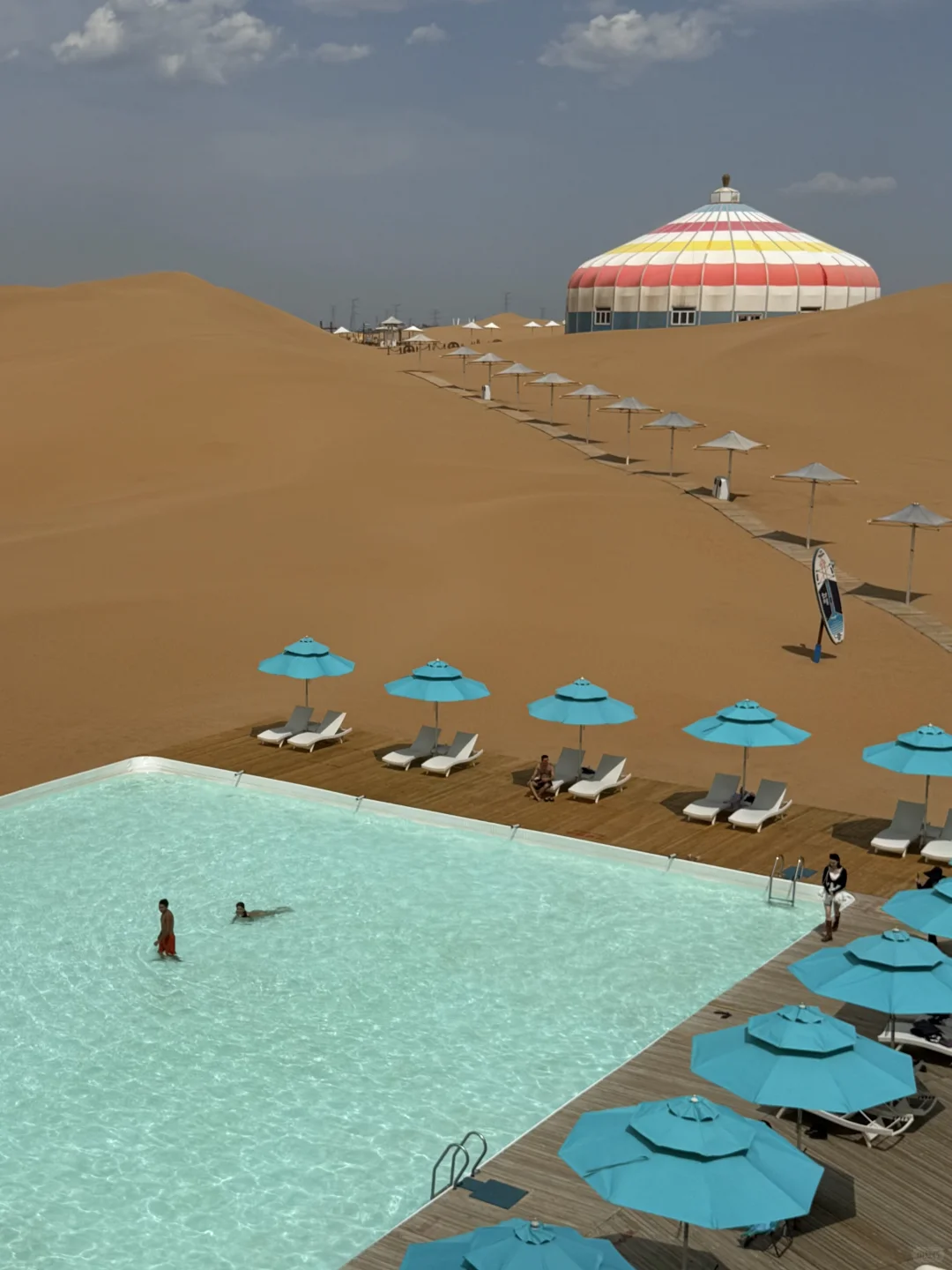 🌵带女儿去沙漠了