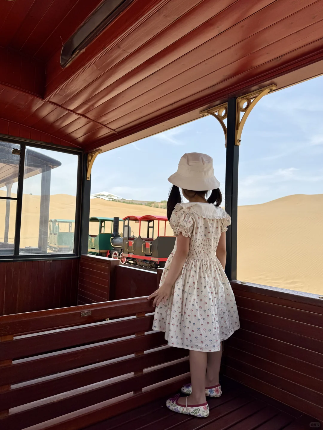 🌵带女儿去沙漠了