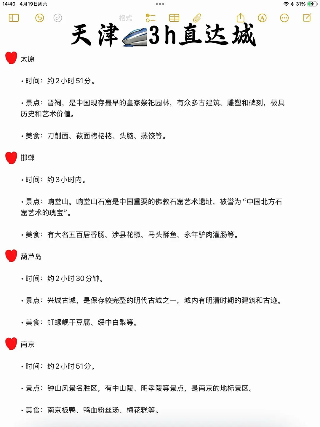 高铁出游 | 天津出发直奔邯郸