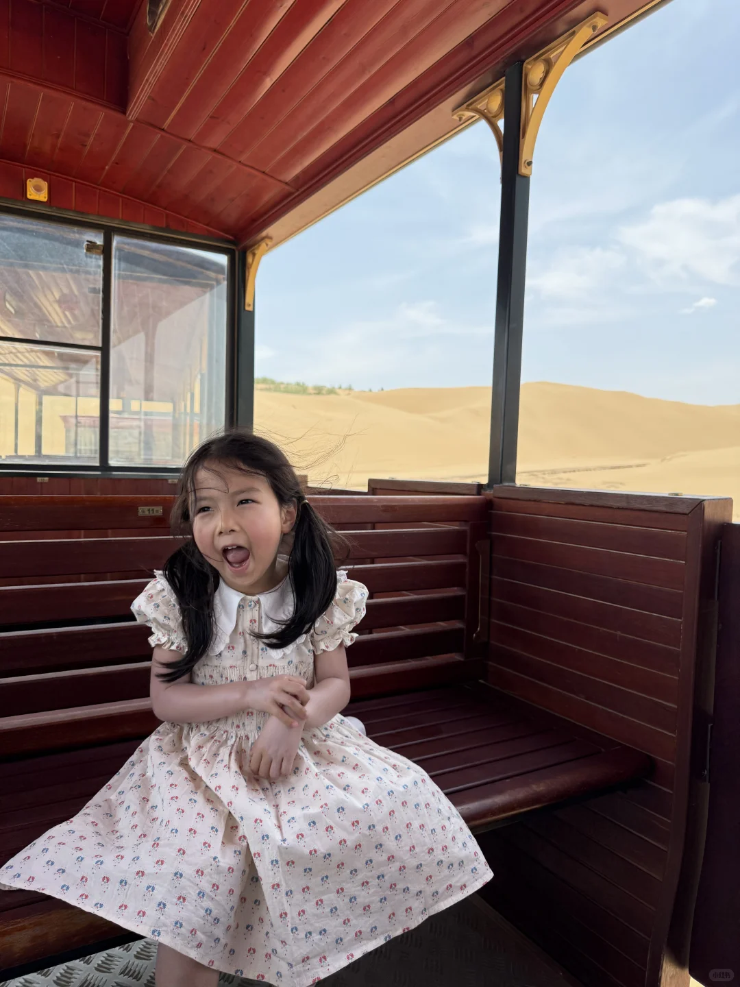 🌵带女儿去沙漠了