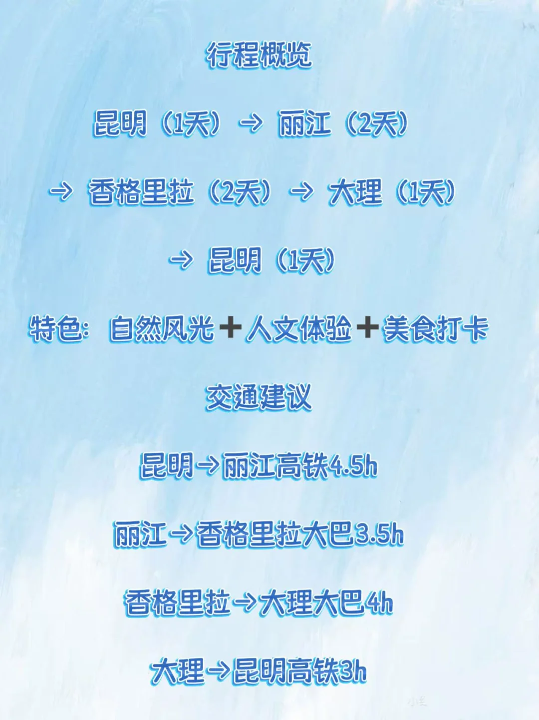 🗺️去有风的地方｜云南7天6晚保姆级攻略