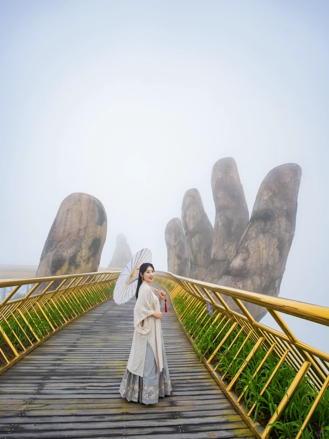 不用去岘港💃杭州人有自己的佛手桥