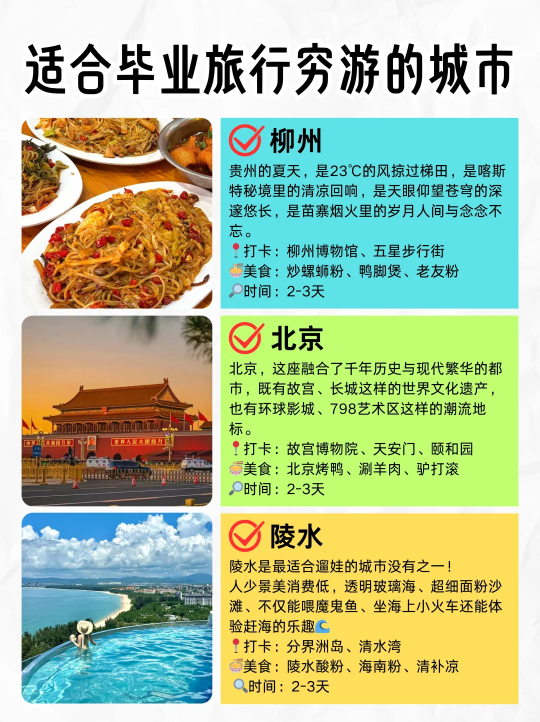 毕业旅行🎒｜适合毕业穷游的12个目的地